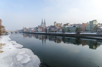 Alstadt im Winter - Regensburg - Deutschland